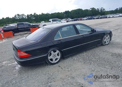 2003 Mercedes-Benz S 500 z USA, uszkodzony, nr VIN WDBNG75J43A366939